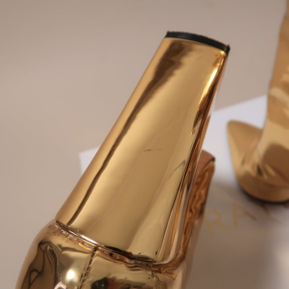 Raye x Revolve Riley Bootie - Gold Metallic - Picture 9 of 12